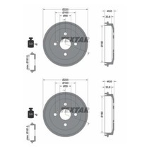 Tambour de frein Daihatsu MATERIA