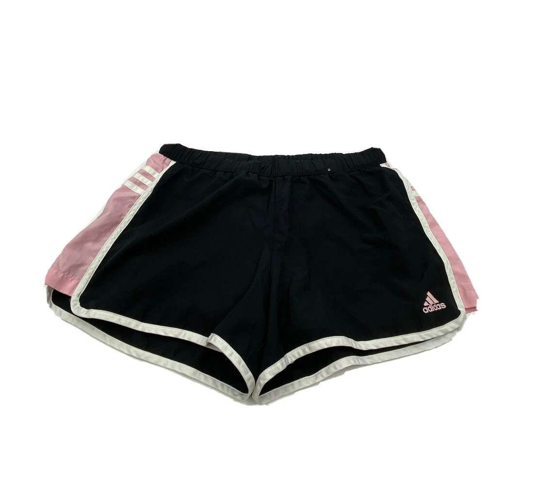 Adidas Clima 365, Black/Pink Athletic, Running/Workout Shorts Girls/Youth  Size L