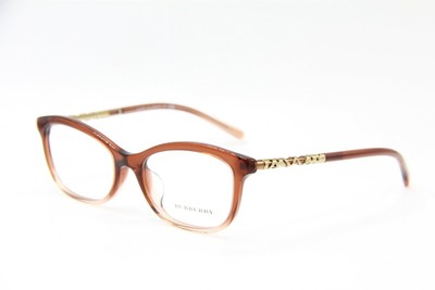  NEW BURBERRY B 2231-F 3608 BROWN/CLEAR EYEGLASSES B2231-F AUTHENTIC RX 54-18 *