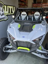 LED Lights  3" Clear + Mounts Fits  Polaris Pro R -Pro S-Turbo R-Pro XP 2" Tube