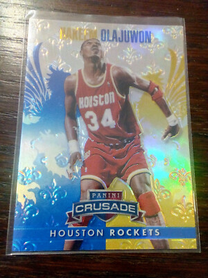 2013-14 Panini Crusade Blue Hakeem Olajuwon #271 Houston Rockets