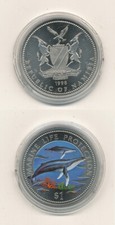 Namibia - 1 Dollar 1998 UNC - Commemorative Issue, Marine Life Protection