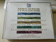 MELODIE ITALIANE MC musicassetta BOX CARRERAS PAVAROTTI DEL MONACO DI STEFANO