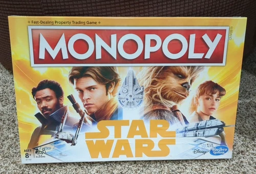 Monopoly Han Solo: A Star Wars Story Ed. from Disney & Hasbro-New & Sealed