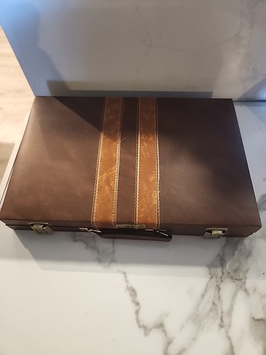 Vintage Cardinal Backgammon Game In Carry Case - Picture 11 of 12