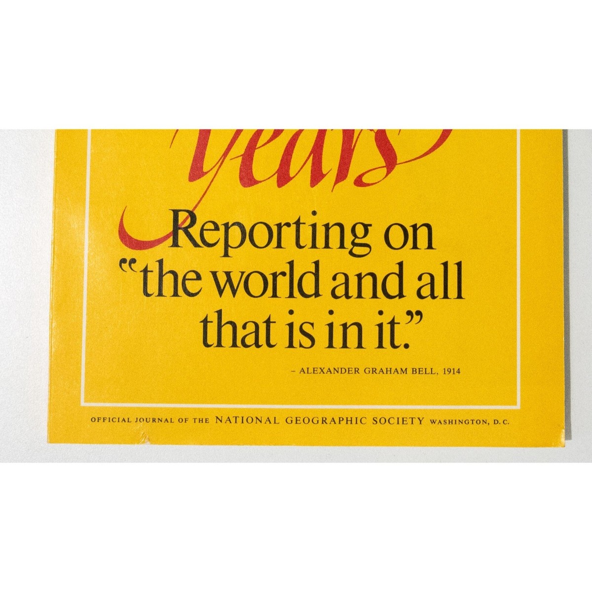 National Geographic Magazine September 1988 Centennial