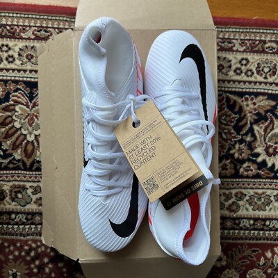 NIKE MERCURIAL SUPERFLY 9 CLUB FG/MG BRIGHT CRIMSON RED-WHITE SZ