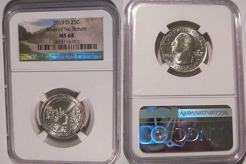 2019 D Frank Church River of No Return NP Quarter 25c NGC MS 68