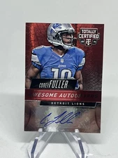2014 Panini Totally Certified Awesome Auto Red Corey Fuller #AA-CF Auto