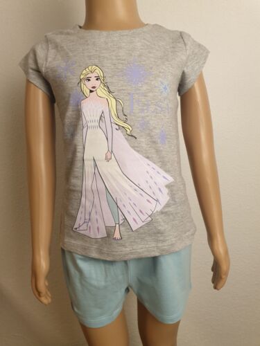 NUOVO pigiama pigiama bambini Frozen 2 La regina di ghiaccio Elsa 98/104 110/116 122/12 - Foto 1 di 3
