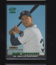2000 PACIFIC GREEN FOIL EMERALD PARALLEL #402 ALEX RODRIGUEZ PORTRAIT VAR SP#/99