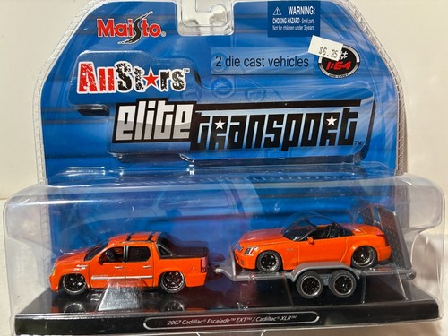 Maisto All Stars Elite Transporter 1/64 2007 Cadillac Escalade EXT/Cadillac XLR - Imagen 2 de 8