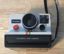 Vintage Polaroid Land Camera One Step with Rainbow Strip, Free Shipping