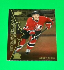 TIM HORTONS 2021 TEAM CANADA COREY PERRY PROGRAM OF EXCELLENCE HOCKEY CARD POE10