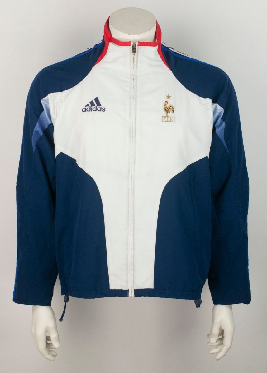 Adidas France Soccer Team Full Zip Track Top Training Jacket Adidas France Soccer Team Full Zip Track Top Training Jacket