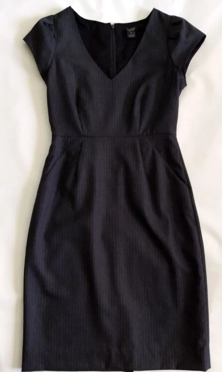 J crew top super 120s dress