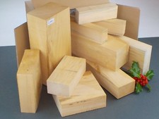 Wood Carving Gift Boxes. Selection of Lime & Mixed species Varied sizes Basswood