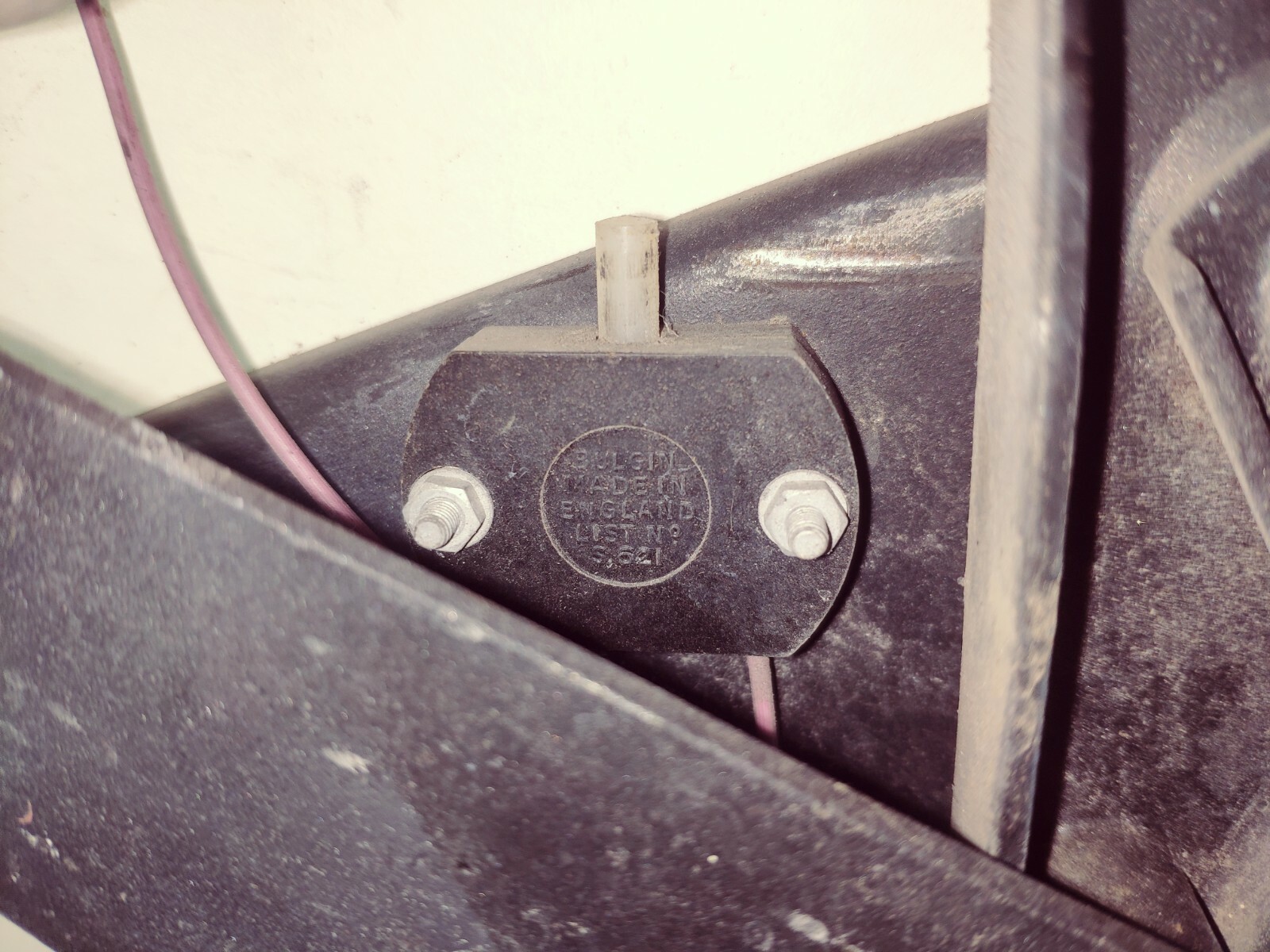 Bentley Eight 1987 FRONT LEFT HOOD HINGE