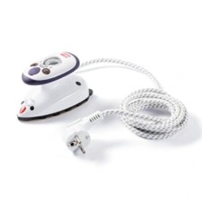 Prym Mini Steam Iron in White with UK or 2 Pin Plug for Travel Portable Crafts