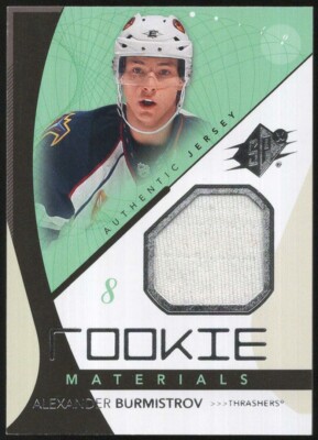 2010/11 Upper Deck SPX ALEXANDER BURMISTROV ''ROOKIE MATERIALS'' Relic RC #RM-AB