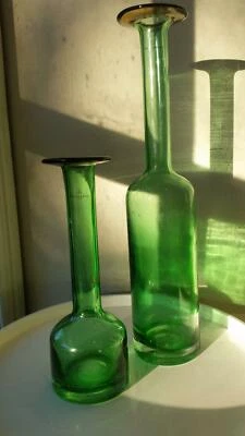Villeroy Boch Gull Vase Glass Bottles Vintage Style Vases