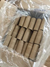 115 Clean EMPTY TOILET PAPER ROLLS tubes Brown for art craft project