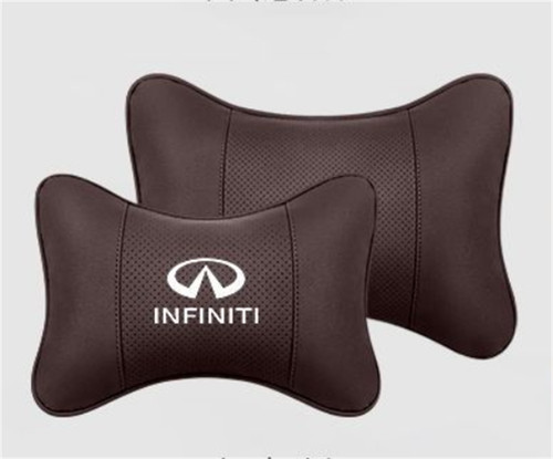 Almohadas para cuello de coche transpirables reposacabezas asiento cojín reposacabezas para Infiniti marrón 2 un. - Imagen 1 de 9