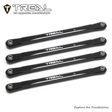 Losi MINI LMT Treal Machined Aluminum Lower 4-Link Set - BLACK