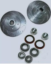 Mustang Ii 11 Big Disc Brake Rotors Ford 5 X 4.5 Bolt Bearing Seal Cap Kit Mustang Ii 11 Big Disc Brake Rotors Ford 5 X 4.5 Bolt Bearing Seal Cap Kit