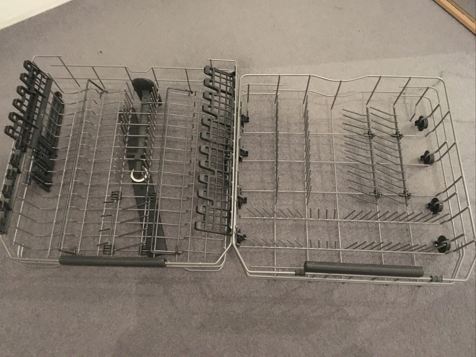 AEG Dishwasher Lower And Upper Basket Cages Drawer Rack Tray Plus Cutlery Holder eBay