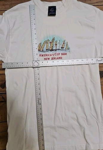 Americas Cup Shirt Mens Size S Challenge 2000 New Zealand Embroidered Looks Big - Picture 7 of 10