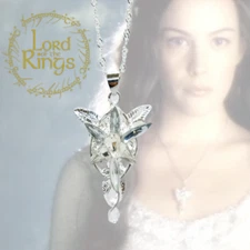 ARWEN EVENSTAR PENDANT NECKLACE Lord of the Rings Movies Elf Gem (Cool Gift!)