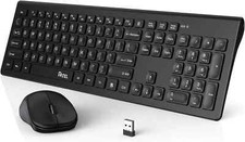 Wireless Keyboard and Mouse Black NEW