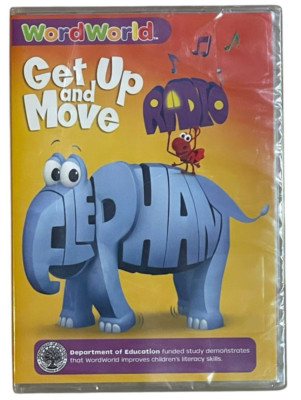 Word World Get Up and Move DVD NEW SEALED WordWorld Radio Elephant
