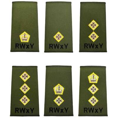 Royal Wessex Yeomanry ( Rwxy) Rank Slide In Multicam (pair 4 The Royal - Foto 11