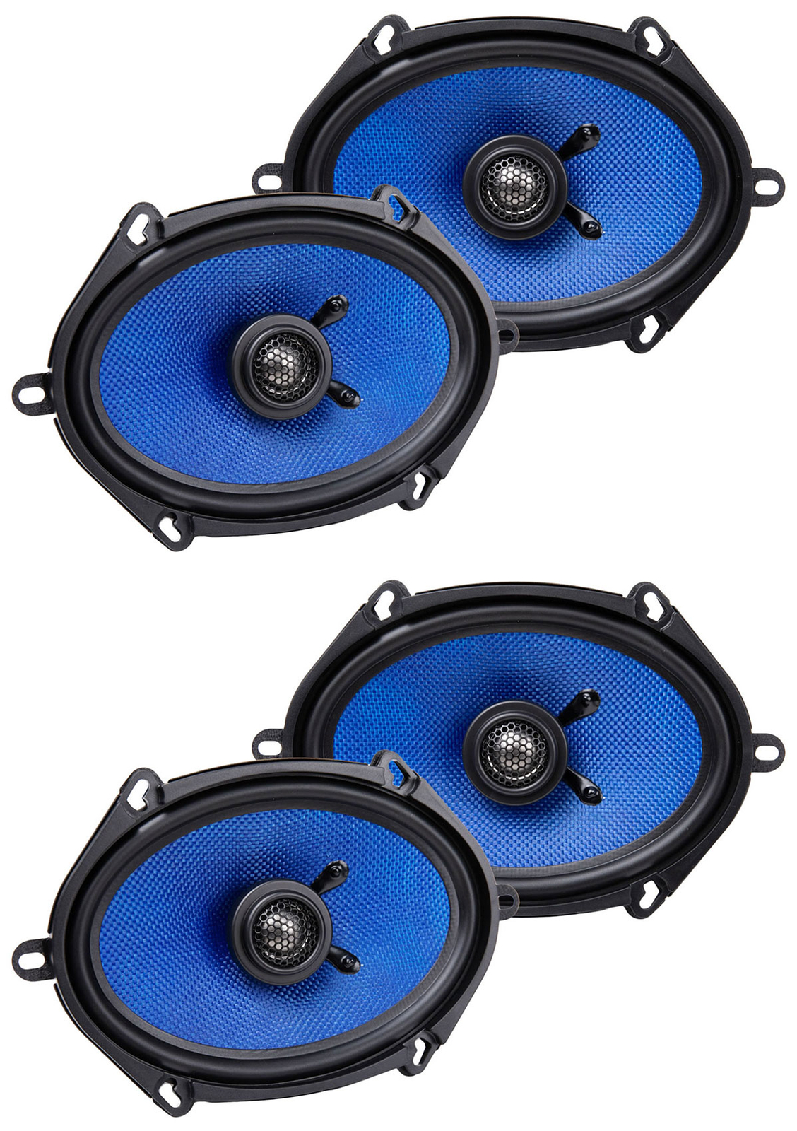 4 Двухполосные коаксиальные автомобильные стереодинамики Hifonics HCC5768CX 5x76x8 мощностью 125 Вт 10090₽