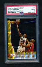 1996-97 Bowman's Best Scottie Pippen ATOMIC REFRACTOR #1 PSA 9 MINT SSP RARE!
