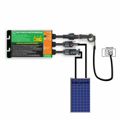 180W Solar Wechselrichter Grid Tie Micro Inverter MPPT DC16-26V to AC230V CE