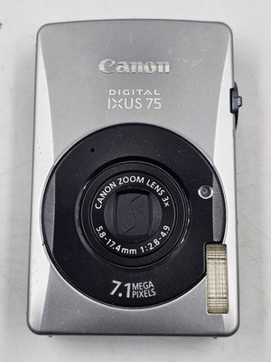 Canon IXUS 75 7,1 MP Digitalkamera Silber - Funktioniert