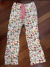 Boden woodland Animal Pajama Flannel Pants Size 6