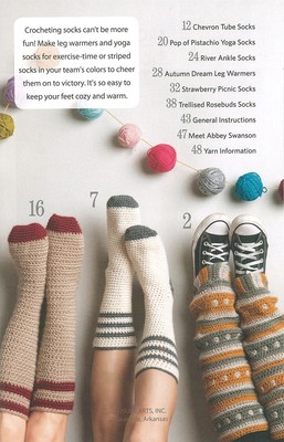 Leisure Arts Make Fun Socks Crochet Book