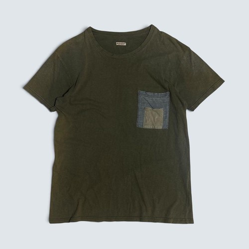 Kapital, KAPITAL Dual Pockets Tee 5 Boro Fade vintage from Japan
