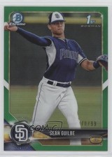 2018 Bowman Draft Chrome Green Refractor 70/99 Sean Guilbe #BDC-144 1o3
