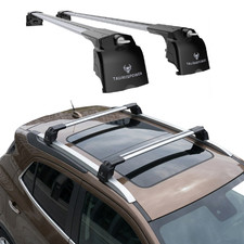 For Vauxhall Opel Mokka 2012-2019 Locking Roof Rack Cross Bars Rails Gray For Vauxhall Opel Mokka 2012-2019 Locking Roof Rack Cross Bars Rails Gray