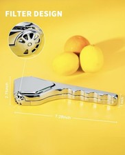 Lemon Squeezer Stainless Steel, Heavy - duty Lime Squeezer, Manual Squeez