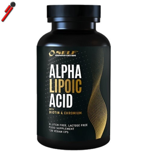 Self Omninutrition, Alpha Lipoic Acid, 120 cps Acido lipoico Biotina Cromo