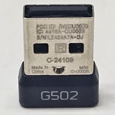 Logitech USB Unifying Receiver  C-U0008 For G502 Wireless Gaming Mouse Used