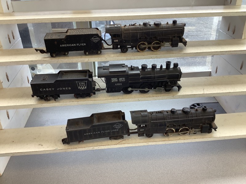 AMERICAN FLYER CASEY JONES/ #300/307 ENGINE &TENDER, SOLD FOR PARTS ONLY!!!