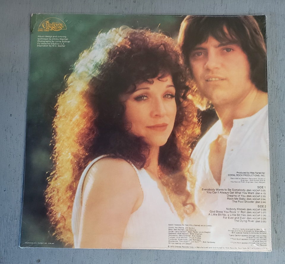 CYMBAL & CLINGER s/t CHELSEA 1972 Pop Rock LP Sealed VINYL Record NEW ...
