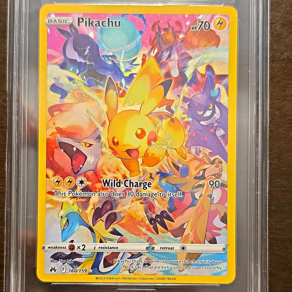 25+ Secret Rare Pikachu Pokémon TCG Grade 9 Individual Collectible